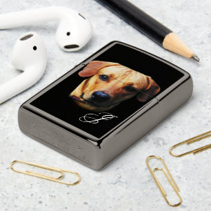 Personalised Dog Picture Customized Photo Zippo Lighter