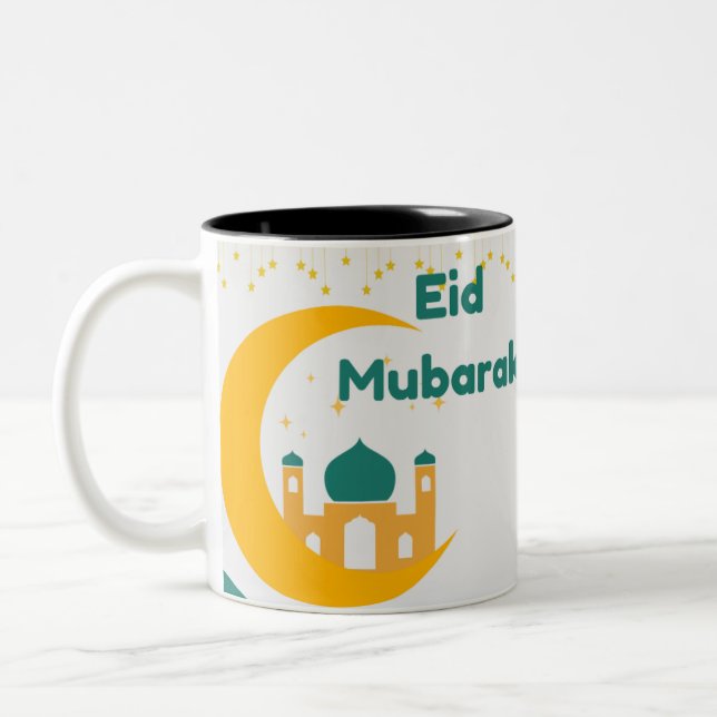 Personalised  eid mubarak mug gift (Left)