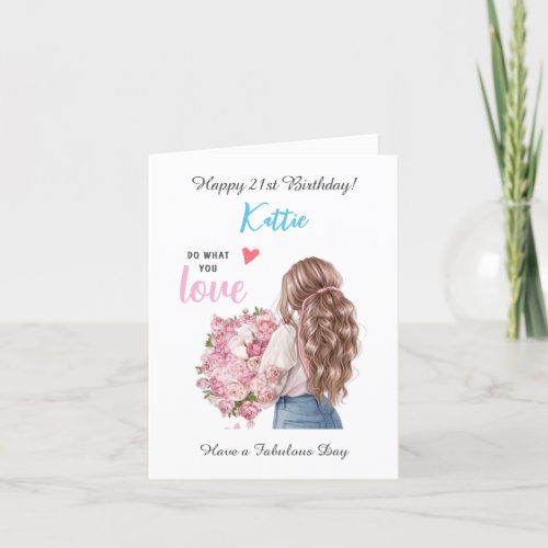 Personalised Elegant Birthday Cards for Her