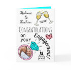 Personalised Engagement Congratulations Photo Card