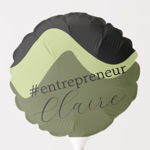 Personalised Entrepreneur Custom Name Balloon