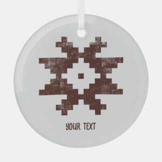 Personalised Ethnic Star Baltic Xmas Decoration