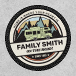 Personalised Family Caravan Adventures Patch at Zazzle