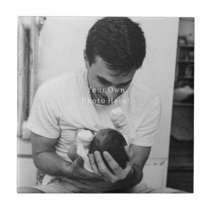 Personalised Father's Day Your Own Photo. Ceramic Tile