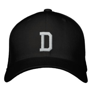 PERSONALISED Flex Fit D LOGO Embroidered Baseball Hat