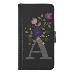 Personalised Floral Design Phone Wallet