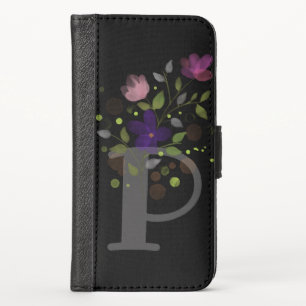 Personalised Floral Design Phone Wallet