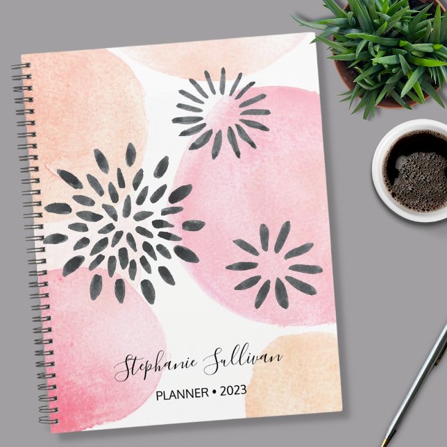 Personalised Floral Pink  Planner (Creator Uploaded)