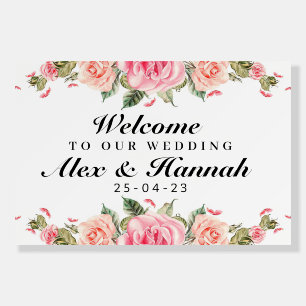 Personalised Foam Board Printing Welcome Sign Boar