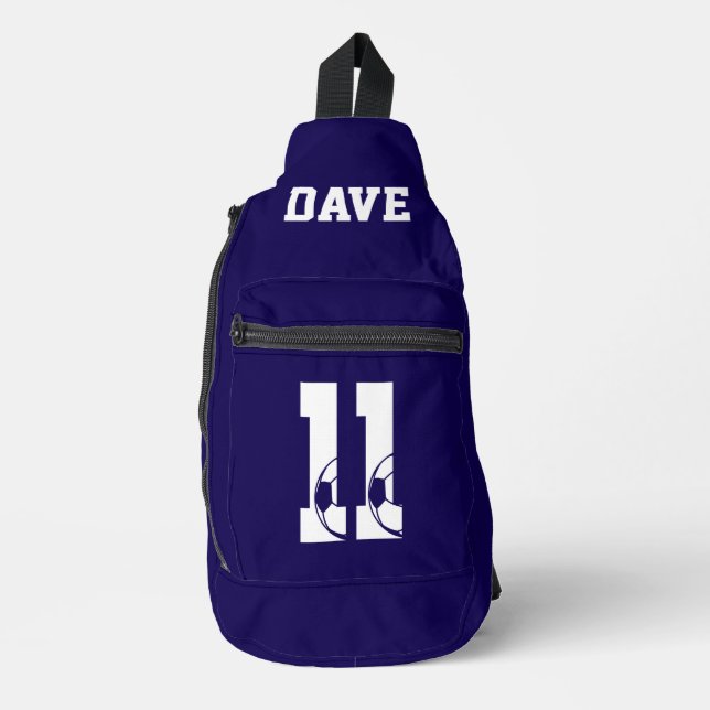 Personalised Football Boot Sling Bag (Front)