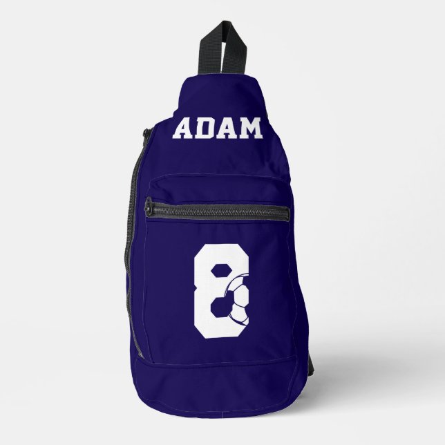 Personalised Football Boot Sling Bag (Front)