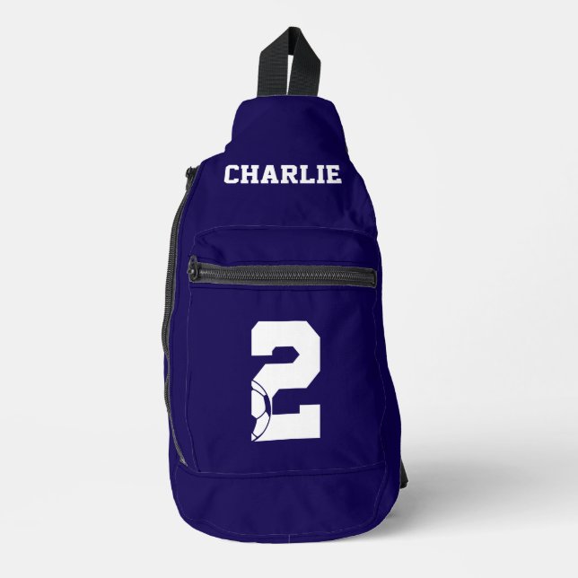 Personalised Football Boot Sling Bag (Front)