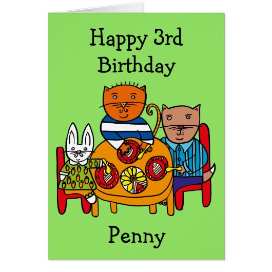 Personalised Friends Party Cards (Front)