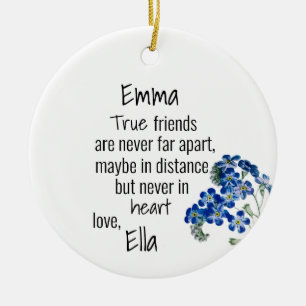Personalised Friendship Ceramic Ornament