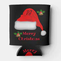 Christmas Stubby Holder Personalised, Custom Photo on Premium Beer