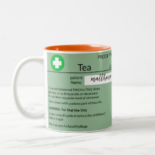 Personalised funny Prescription Coffee Tea Mug