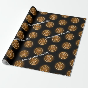 personalised funny wrap paper for traders,bitcoin