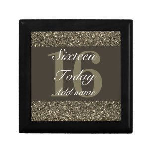 Personalised glamorous birthday gift box 16th