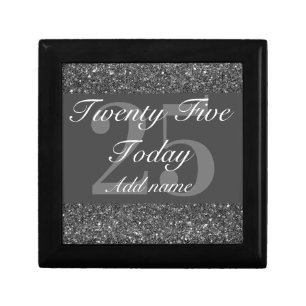Personalised glamorous birthday gift box 25th