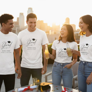 Personalised Graduation Party Custom Name T-Shirt