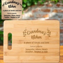 Personalised Grandma’s Kitchen Floral Keepsake