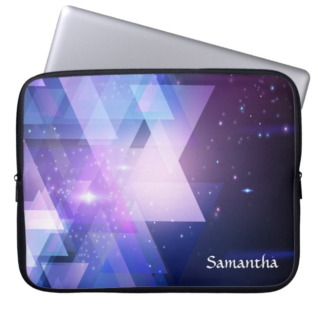 Personalised Graphic Galaxy Laptop Case (Front)
