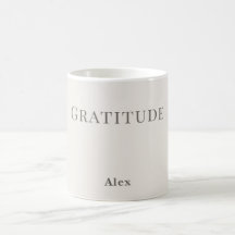 Personalised Gratitude – Minimal Typography Design