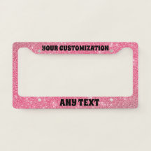 Personalised Gray and Pink Glitter Background