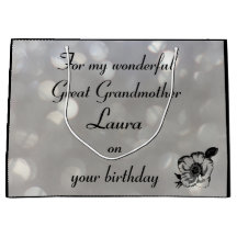 Personalised Great Grandmother Birthday