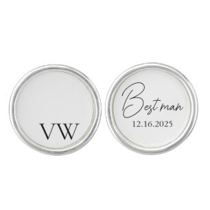 Personalised Groomsmen Groom Best man Cufflinks Gi