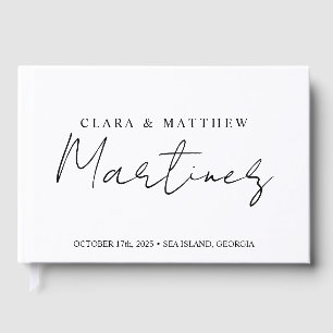 Personalised Guest Book Wedding Reception custom 