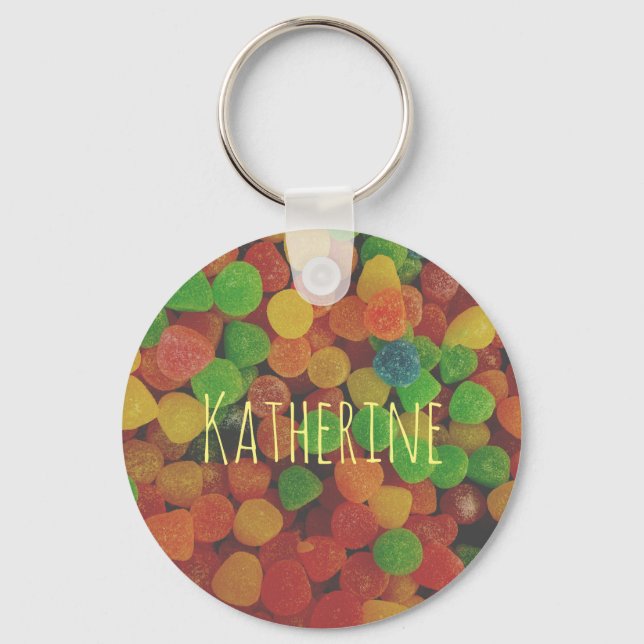 Personalised Gumdrops Keychain (Front)