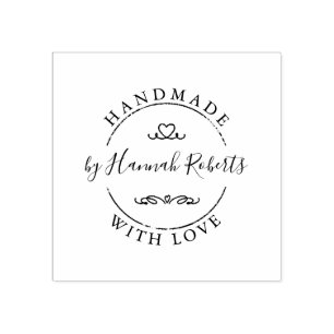 Personalised Handmade Rubber Stamp