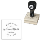 Personalised Handmade Rubber Stamp