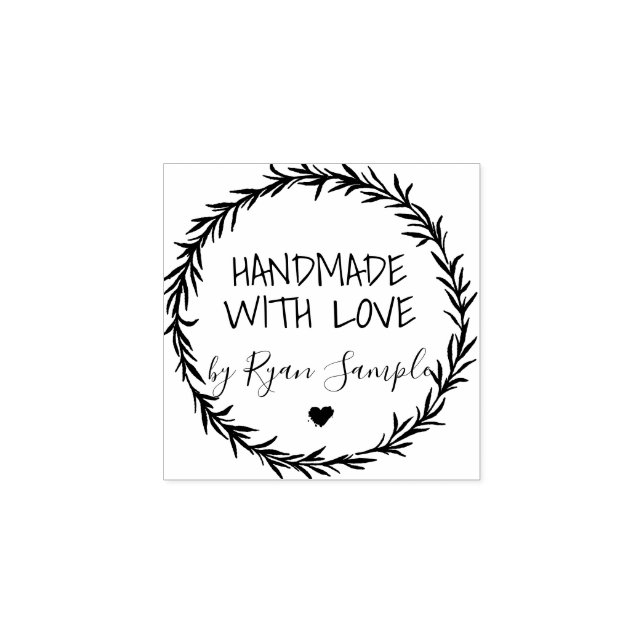 Personalised Handmade Rubber Stamp (Imprint)