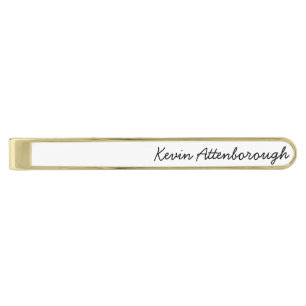Personalised Handwriting Tie Clip Tie Bar Gift For