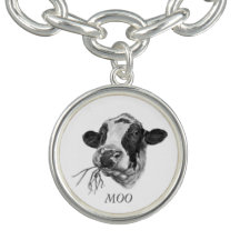 Personalised Happy Holstein Friesian dairy Cow