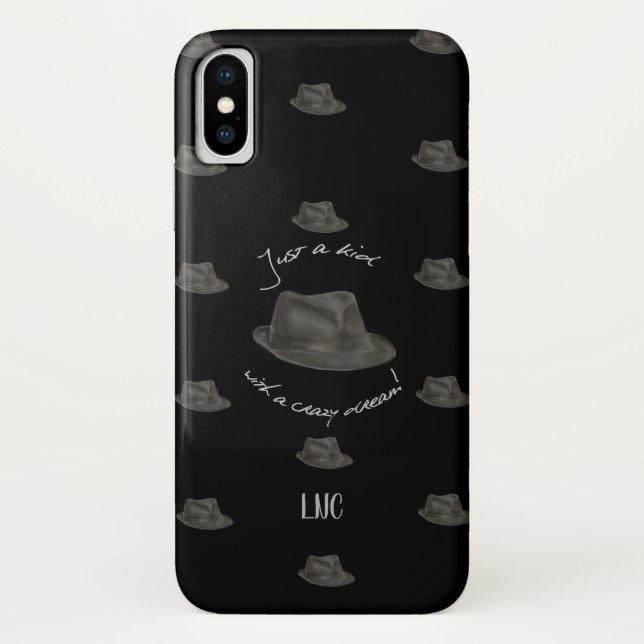 Personalised Hat For Leonard (black) Case-Mate iPhone Case (Back)