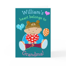 Personalised Heart Belongs To Grandma