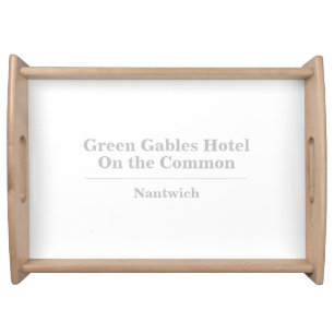Personalised Hotel Serving Tray
