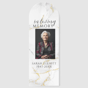 Personalised In Loving Memory Photo Tribute Bookmarks