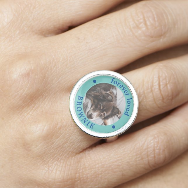 PERSONALISED IN MEMORIAM PET RING (In Situ)