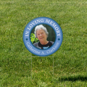 PERSONALISED IN MEMORIAM SIGN