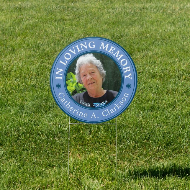 PERSONALISED IN MEMORIAM SIGN (Insitu)