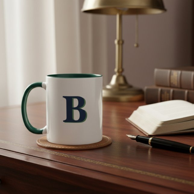 Personalised Initial Mug – Custom Letter Coffee  (Creator Uploaded)