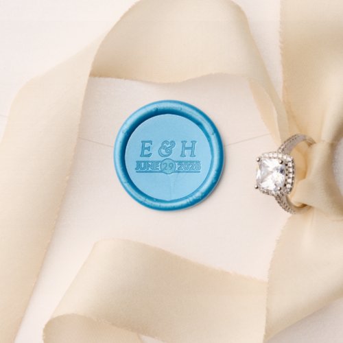 Personalised Initials and Date Wax Seal Stamp