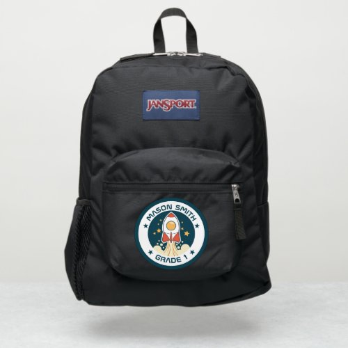 Personalised Kids Space Ship JanSport Backpack