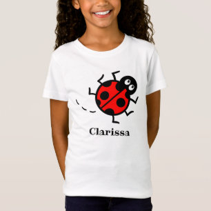 Personalised Ladybird Pattern T-Shirt