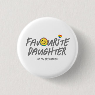 Personalised LGBTQ Favourite Ally  Button