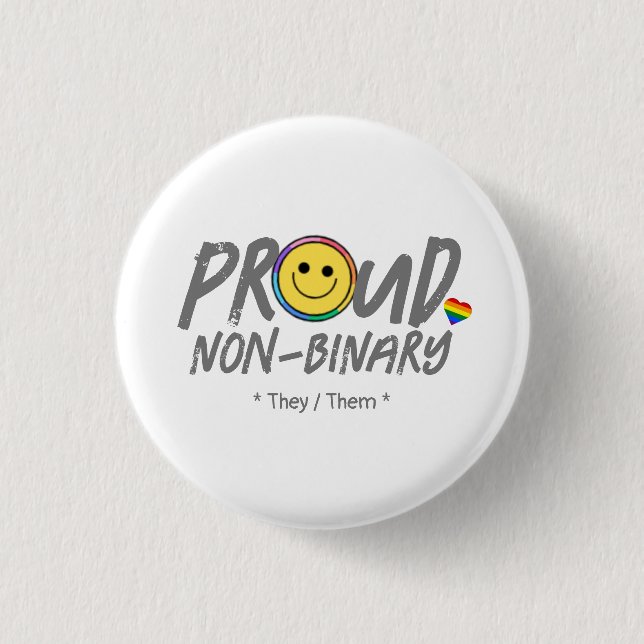 Personalised LGBTQ Proud Ally  Button (Front)